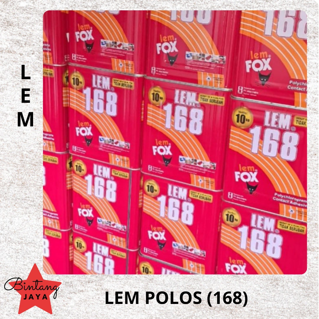 Lem Polos 168 Fox bintang jaya triplek